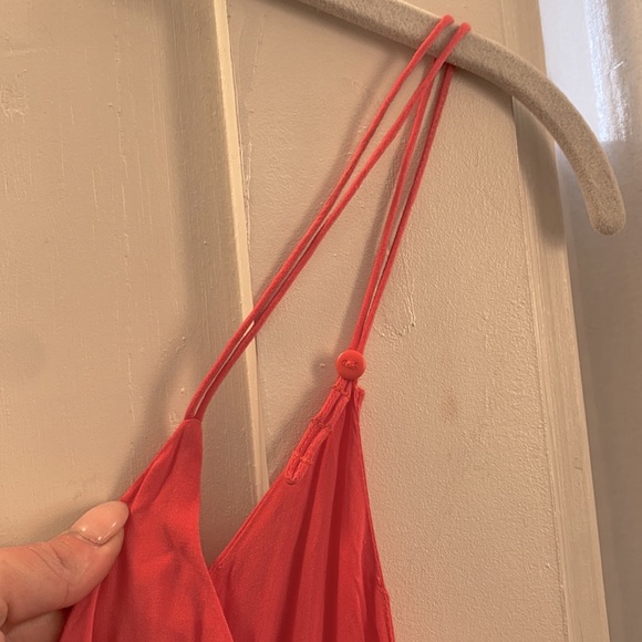 BB Dakota Elin Pleated Spaghetti Strap Dress Small - Picture 10 of 12